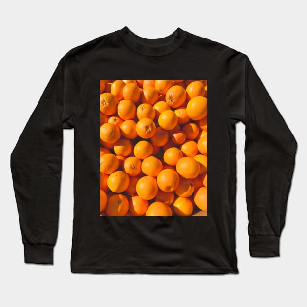 Orange Fruits Long Sleeve T-Shirt by Islanr